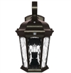 Euri Lighting 12.5W LED Wall Lantern, 3000K, Water Glass Lens