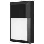 Euri Lighting 15.8W Mini LED Wall Pack, 3000-6500K