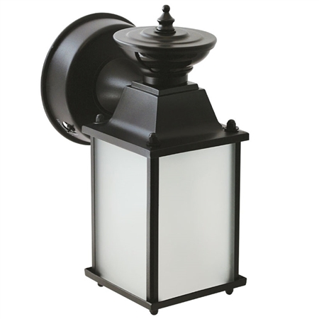 Euri Lighting 17W LED Wall Lantern, 2700K, Etched Glass Lens