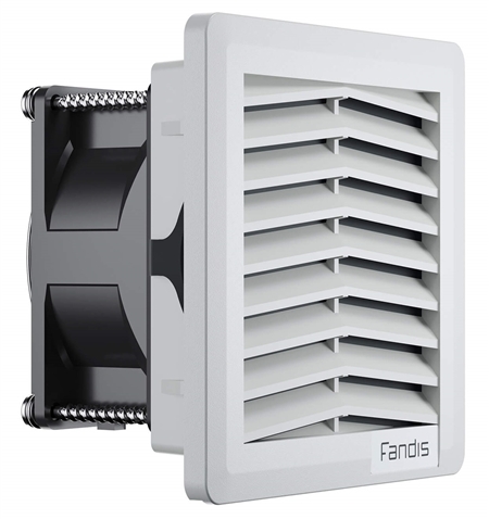 Fandis 115 Vac 15 CFM Gray Fan Filter