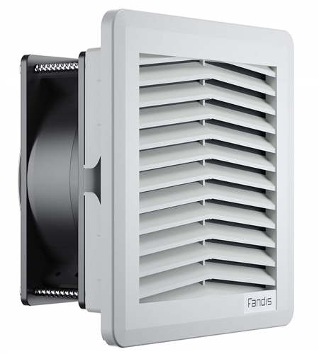 Fandis 150 mm 24V DC 30 CFM Gray Fan Filter