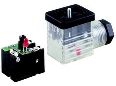 110-120V LED Varistor DIN 43650 Form B Connector