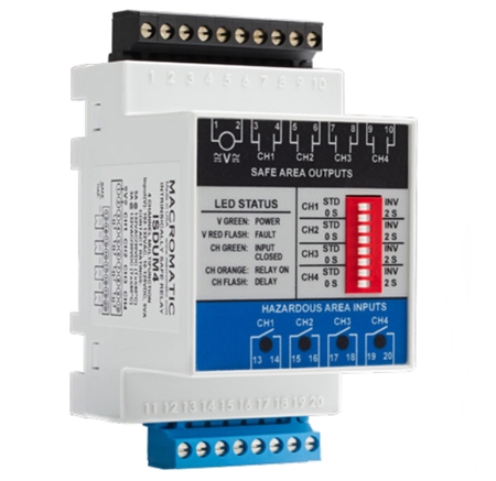 Macromatic 4 Channel Intrinsically Safe Relay