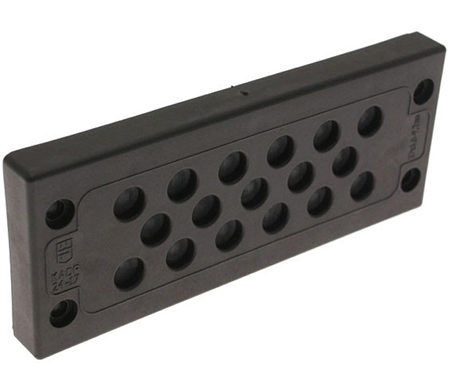 Mencom KADP-24-17 Cable Entry Plate, 17 5-9.2mm Entries