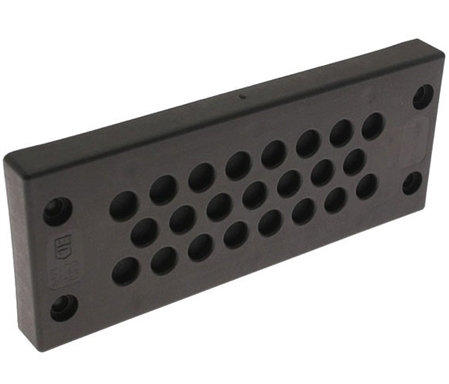 Mencom KADP-24-23 Cable Entry Plate, 23 4.1-8.1mm Entries
