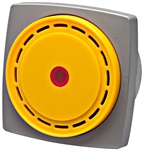 Yellow 66mm LED Alarm, 12-24V DC