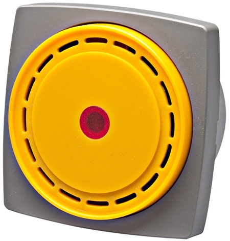 Yellow 66mm LED Alarm, 12-24V DC