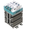 Kacon Three Phase Solid State Relay w/ Heatsink, 220V AC Input, 90-240V AC Load, 15A