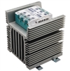 Kacon Three Phase Solid State Relay w/ Heatsink, 24V DC Input, 90-240V AC Load, 50A