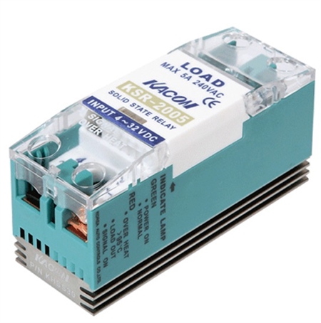 Kacon Single Phase Solid State Relay, 220V AC Input, 90-240V AC Load, 5A