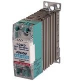 Kacon Single Phase Solid State Relay w/ Heatsink, 24V DC Input, 90-240V AC Load, 30A