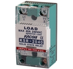 Kacon KSR2040ZA Single Phase Solid State Relay w/ Alarm, 220V AC Input, 90-240V AC Load, 40A