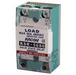 Kacon KSR2080ZA Single Phase Solid State Relay w/ Alarm, 220V AC Input, 90-240V AC Load, 80A