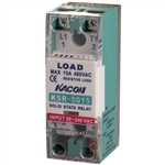 Kacon KSR5015ZA Single Phase Solid State Relay w/ Alarm, 220V AC Input, 90-480V AC Load, 15A