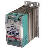 Kacon KSR5040ZAH Single Phase Solid State Relay w/ Heatsink, 220V AC Input, 90-480V AC Load, 40A