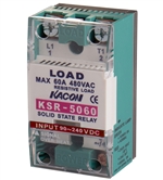 Kacon KSR5060ZA Single Phase Solid State Relay w/ Alarm, 220V AC Input, 90-480V AC Load, 60A