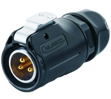 Cnlinko LP Series 3 Pin Male Power Plug