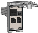 Mencom LP1-DP1-2RJ45-R Low Profile Programming Interface