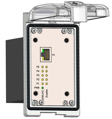 Mencom LP1-E45UM-5 Low Profile Ethernet Switch