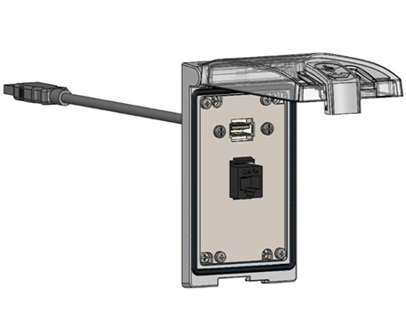 Mencom LP1-RJ45-USB-03 Low Profile Programming Interface