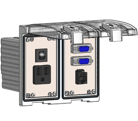 Mencom LP2-DP1-2DB9-RJ45-R Low Profile Programming Interface
