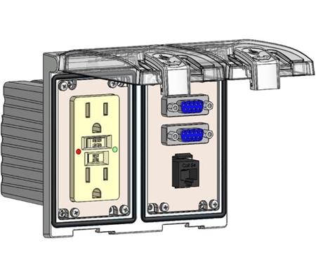 Mencom LP2-GF-2DB9-RJ45 Low Profile Programming Interface