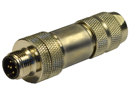HTP 12M15000 M12 Male Straight Connector