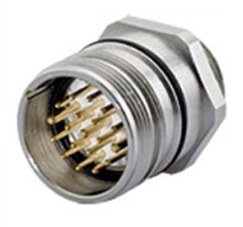 Sealcon 16 Pole Single Hole Male Thread M23 Connector