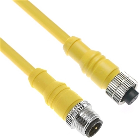 Mencom Micro AC 1/2-20 Cordset - MAC-3MFP-2M