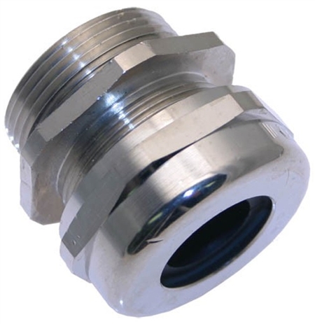 MCG-1.25 1-1/4" NPT Nickel Plated Brass Strain Relief Fitting