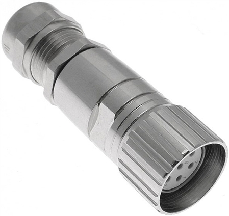 Mencom M23 Field Wireable Plug - Crimp Pin