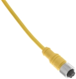 Mencom Micro DC M12 Cordset - MDC-3FP-4M