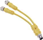 Mencom Micro DC Cordset - MDC-3YFF-0.3M