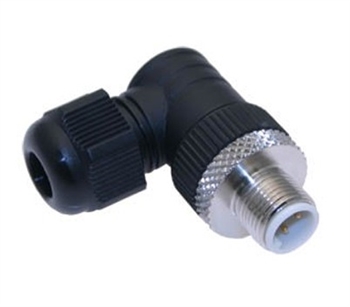 Mencom M12 4 Pole Plug - MDC-4MP-FW09-R