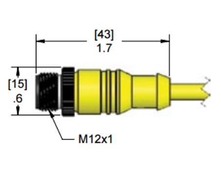 MDE45-4MP-RJ45-15M-Mencom-Sensor Cordsets