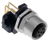 Mencom M12 Receptacle - MDCM-5FR-PCB-R