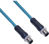 Mencom Ethernet Cordset Male Straight / Male Straight - MDE45-4MMP-2M