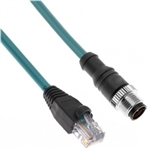 Mencom Ethernet Cordset Male Straight / RJ45 Plug - MDE45-4MP-RJ45-1M