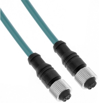 Mencom Ethernet Cordset Female Straight / Female Straight - MDE45P-8FFP-5M