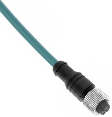 Mencom Ethernet Cordset Female Straight - MDE45P-8FP-2M