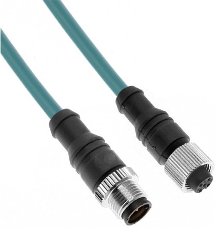 Mencom Ethernet Cordset Male Straight / Female Straight - MDE45P-8MFP-5M