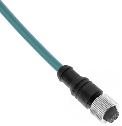 Mencom Ethernet Cordset Female Straight - MDE45PB-4FP-10M