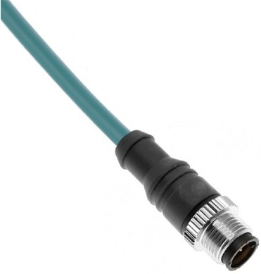 Mencom Ethernet Cordset Male Straight - MDE45PB-4MP-2M