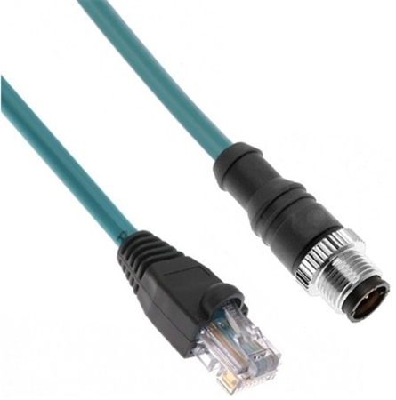 Mencom Ethernet Cordset Male Straight / RJ45 Plug - MDE45PB-4MP-RJ45-10M