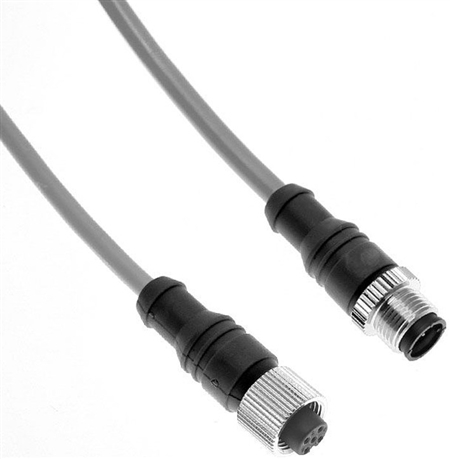 Mencom Euro-AC M12 Cordset - MEC-5MFP-5M
