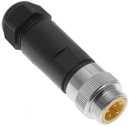 Mencom MIN Size I 3 Pin Male Hardwired Connector - MIN-3MPM-FWX