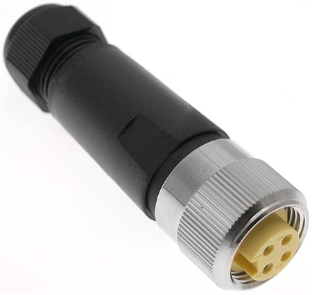 Mencom MIN Size I 4 Pin Female Hardwired Connector - MIN-4FP-FW