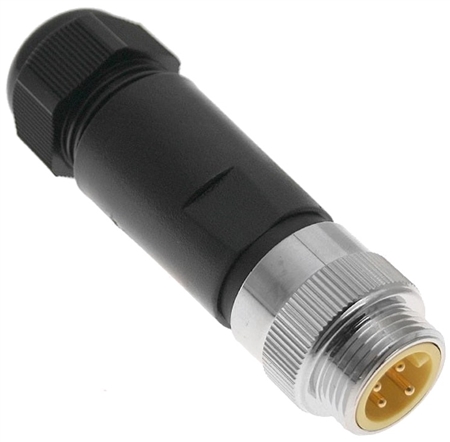 Mencom MIN Size I 5 Pin Male Hardwired Connector - MIN-5MPM-FWX