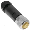 Mencom MIN Size I 6 Pin Female Hardwired Connector - MIN-6FP-FWX