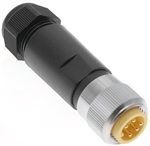 Mencom MIN Size I 6 Pin Male Hardwired Connector - MIN-6MP-FWX